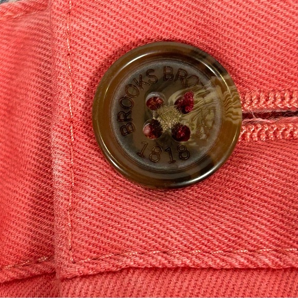 Brooks Brothers Dark Pink Garment-Dyed Stretch Chinos - Picture 6 of 14